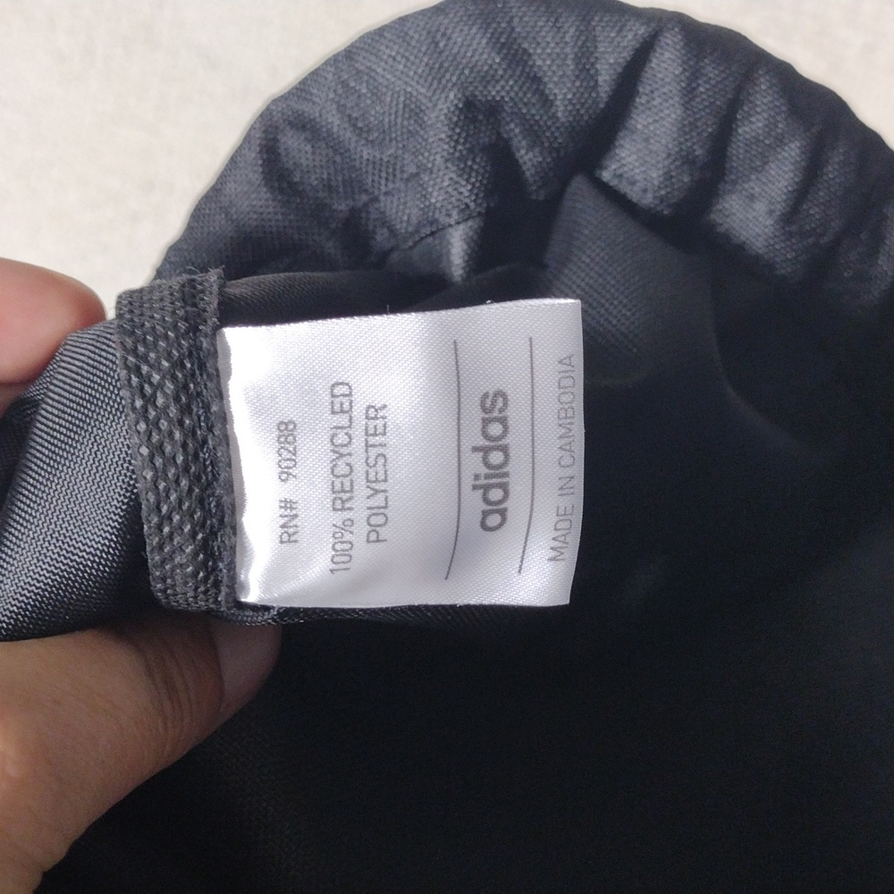 Euc Adidas Gray Drawstring Bag - image 6